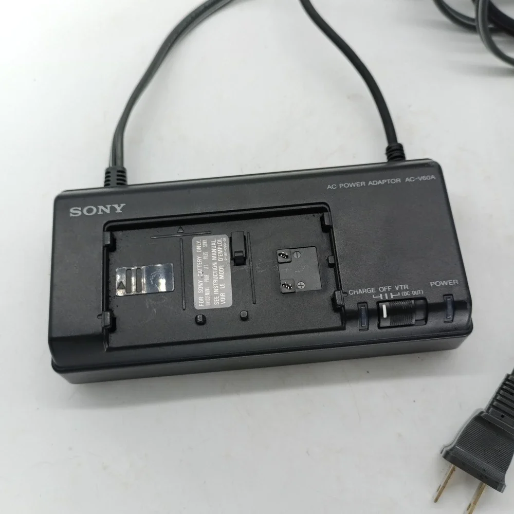Sony AC-V60A AC Power Adaptor Battery Charger Made in Japan Black a14